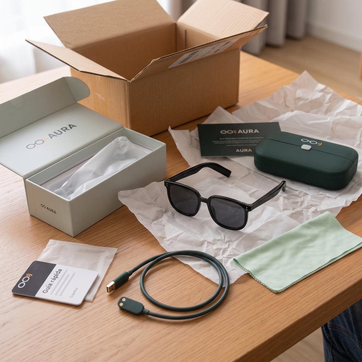 AURA I — Gafas de Sol con Auriculares